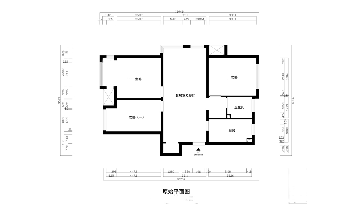 原始平面图