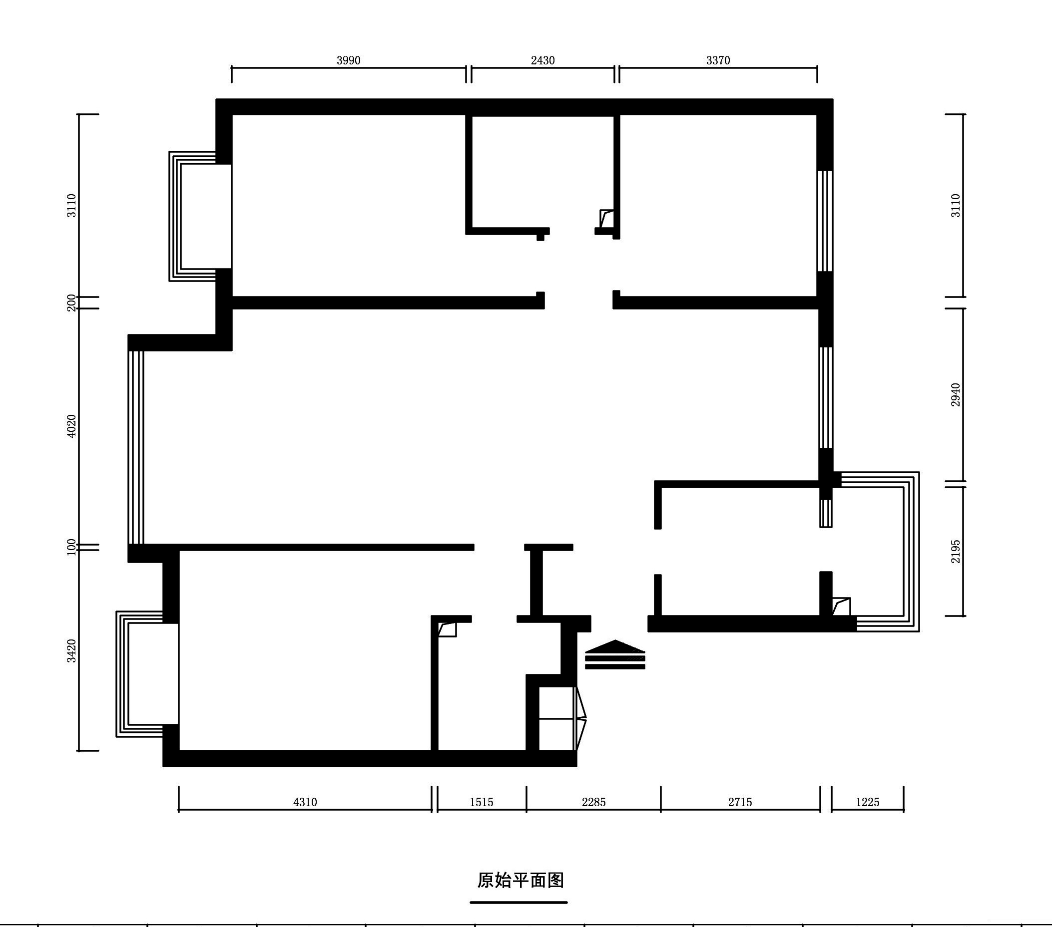 原始平面图