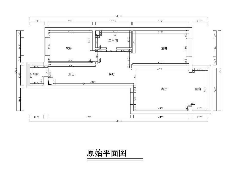 原始平面图