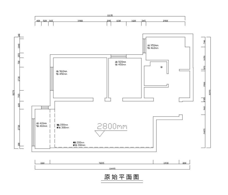 原始平面图