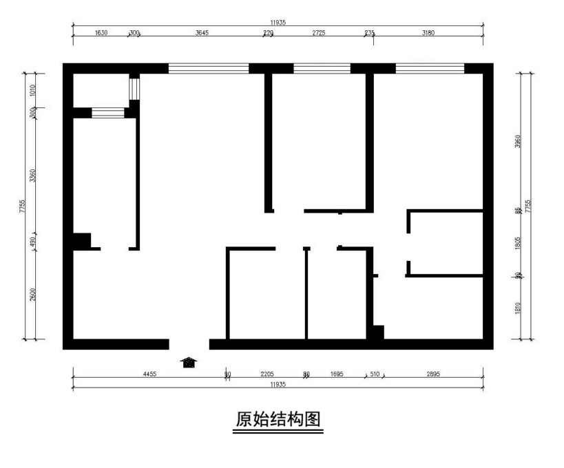 原始平面图