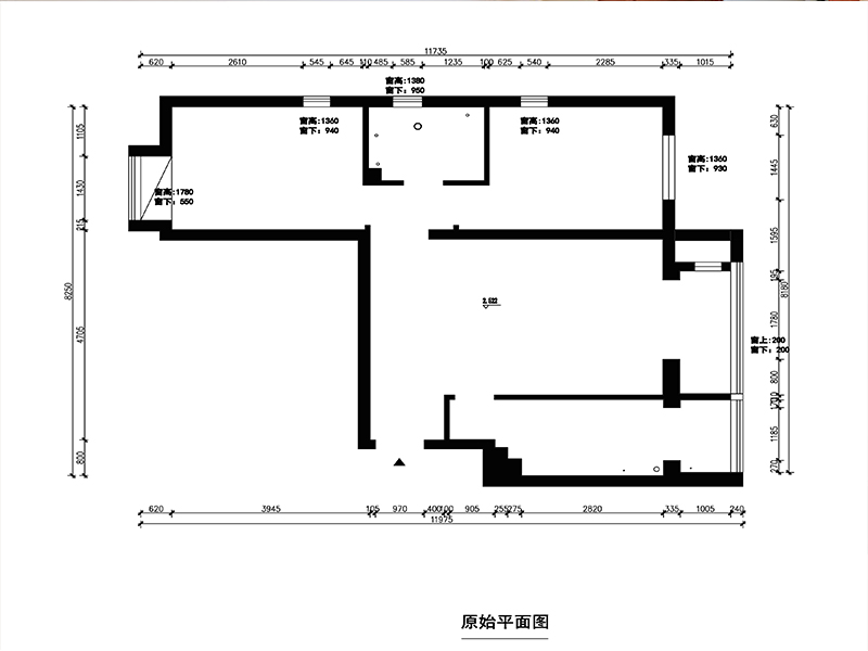 原始平面图