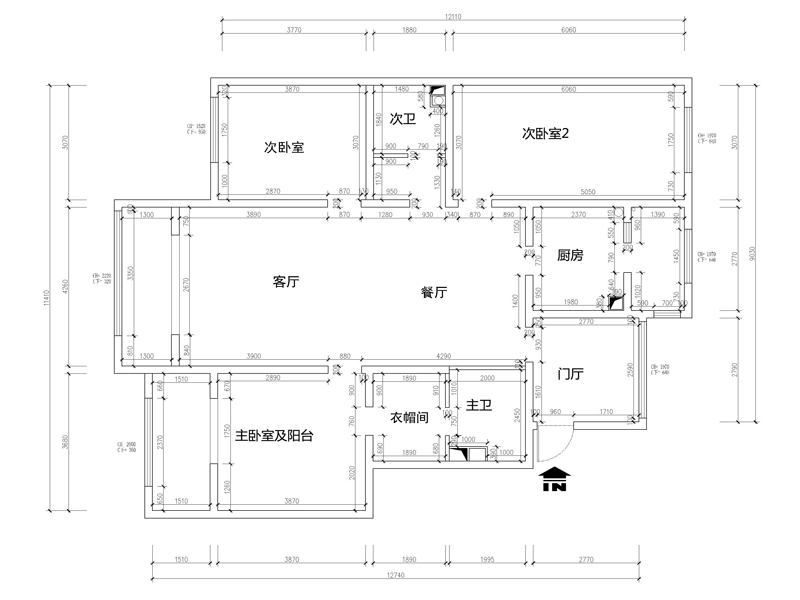 原始平面图