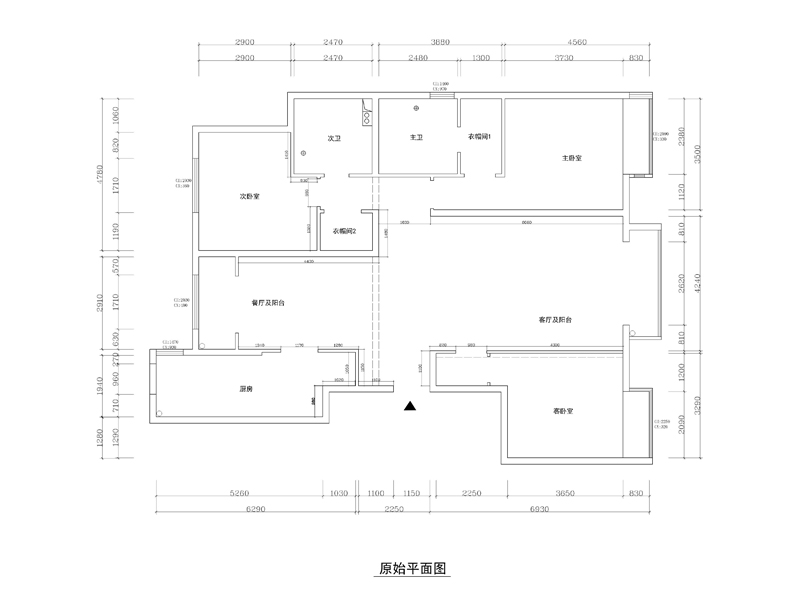 原始平面图