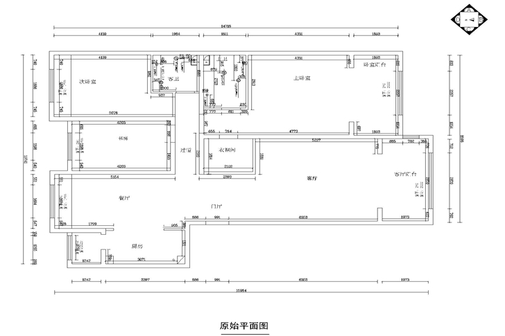 原始平面图