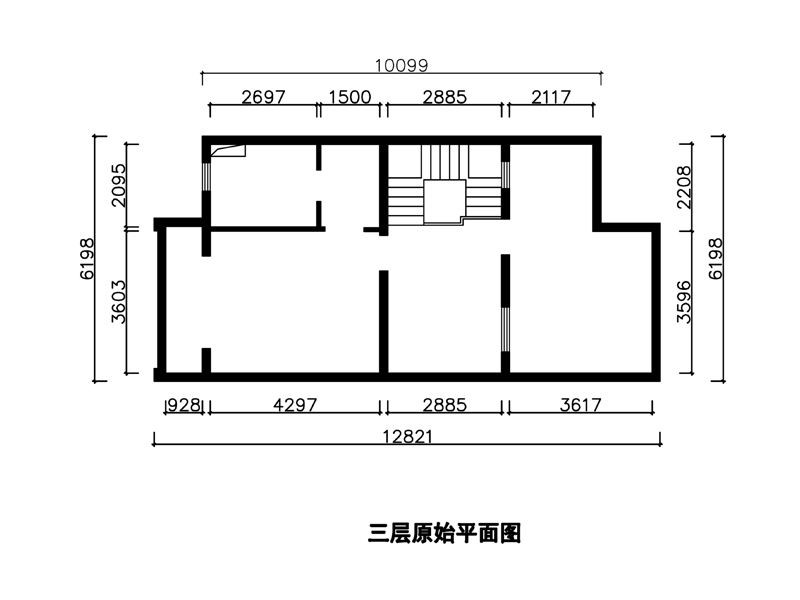 三层原始结构图