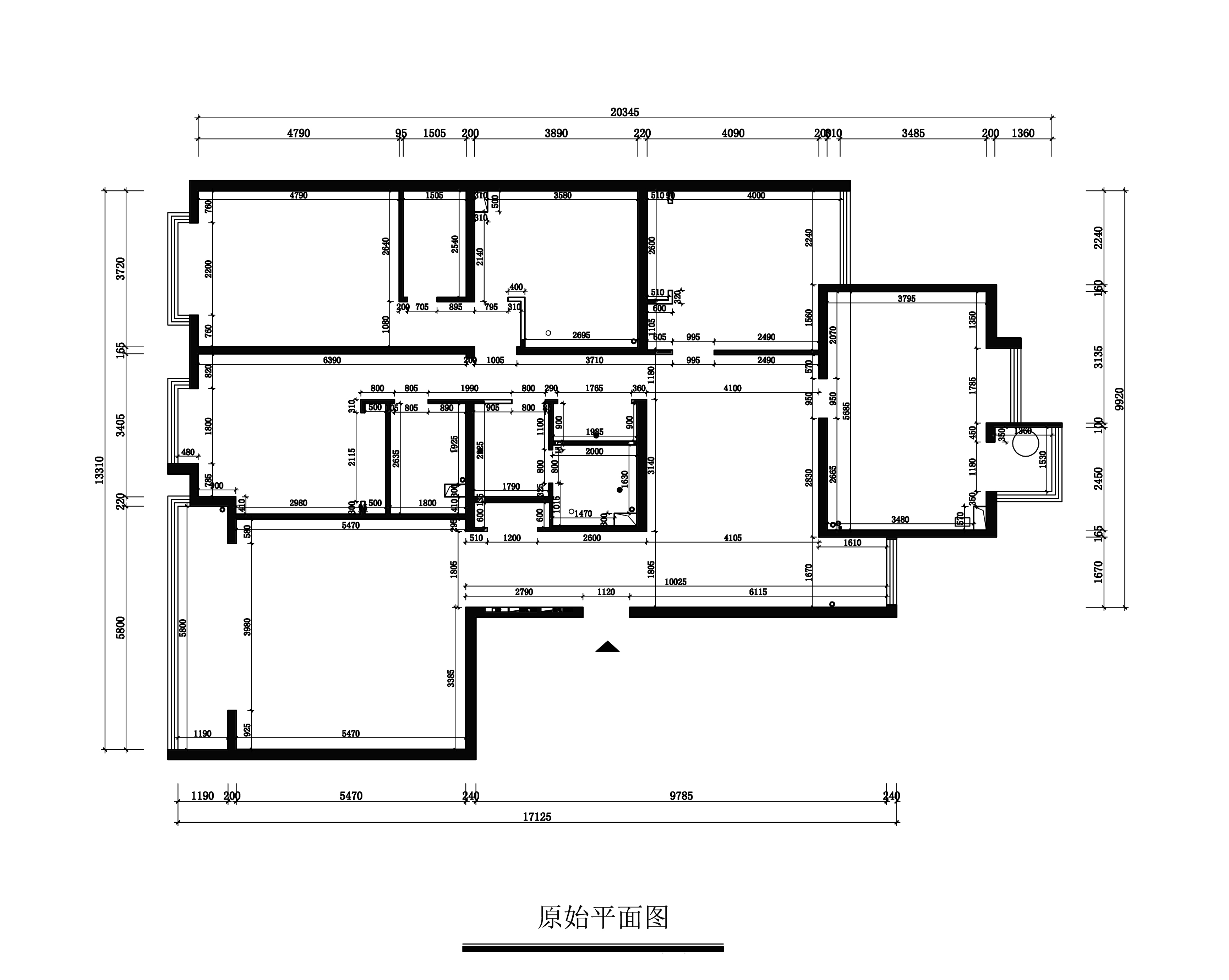 原始平面图