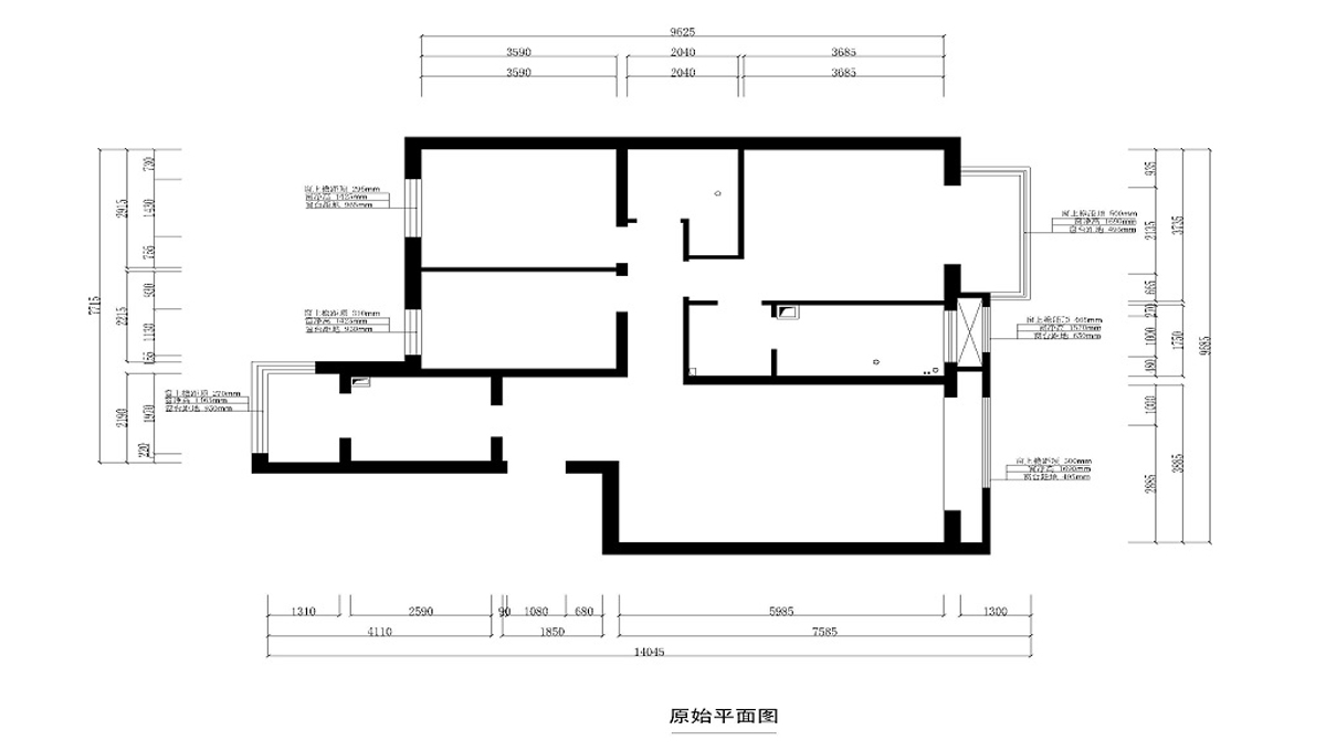 原始平面图