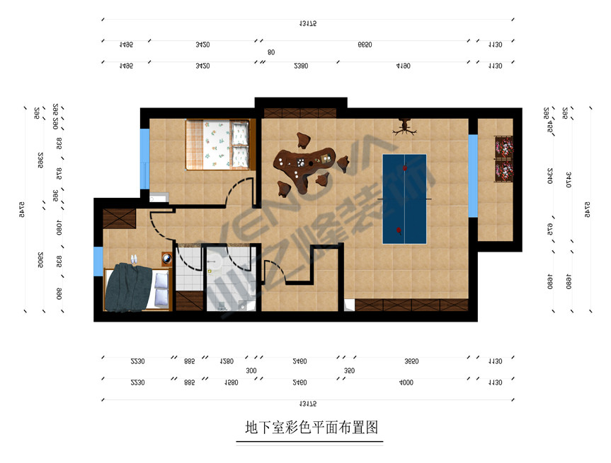 地下平面布置图