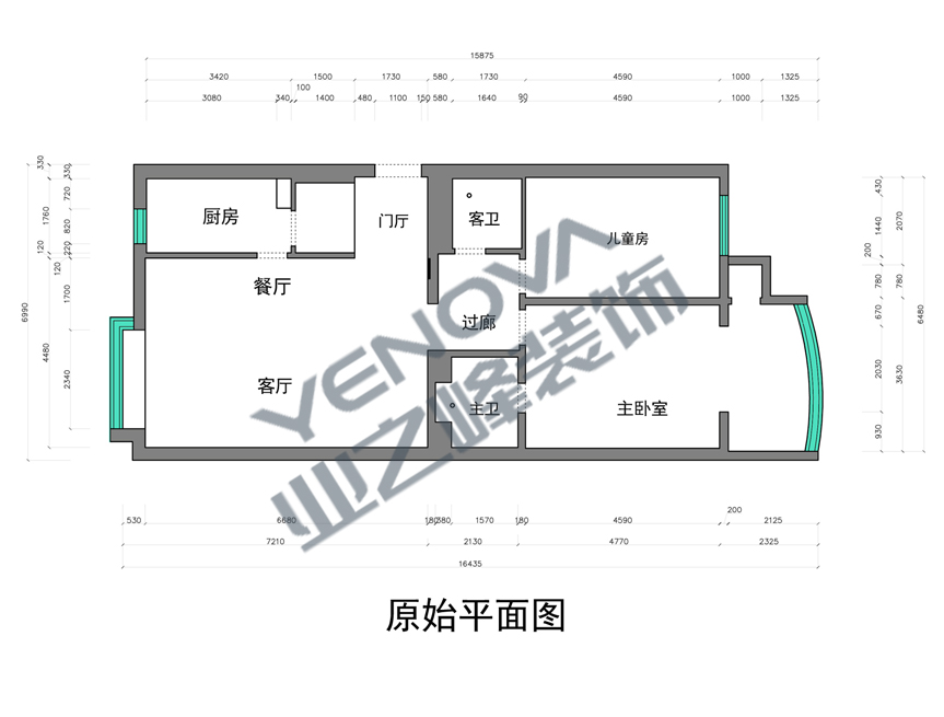 原始平面图