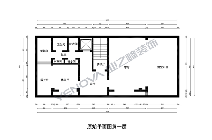 地下一原始平面图