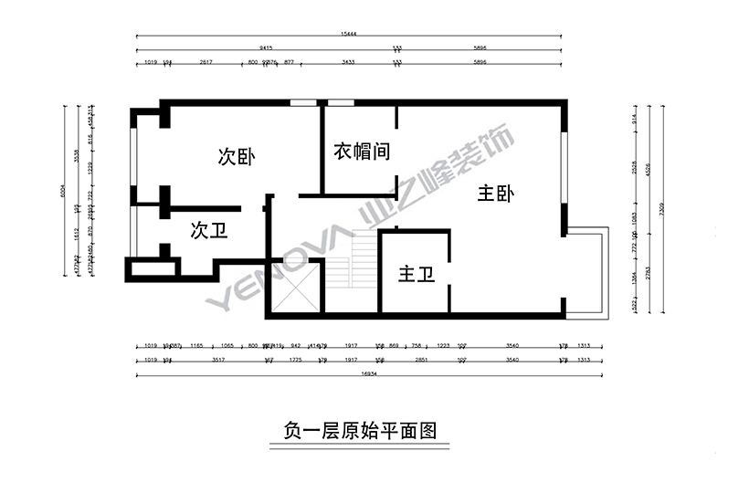 二层原始平面图