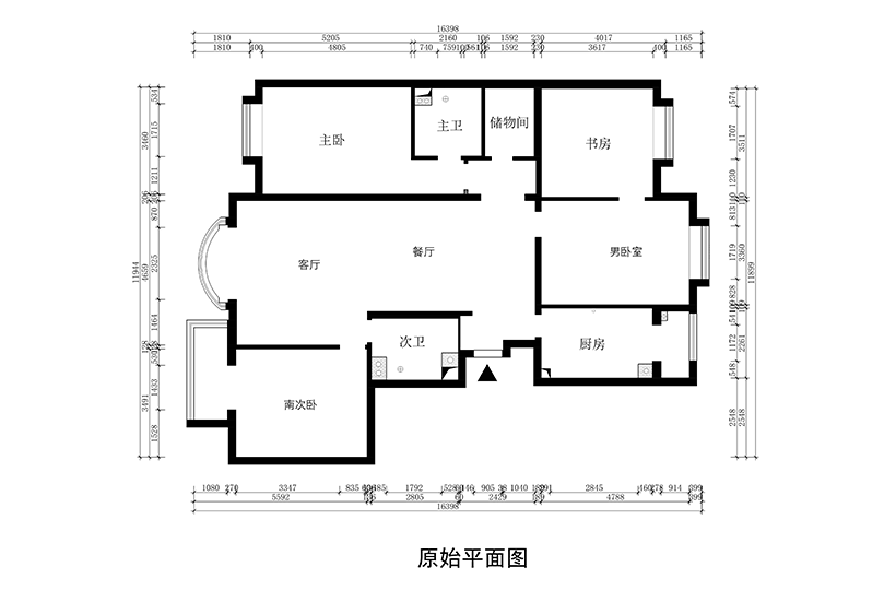 原始平面图