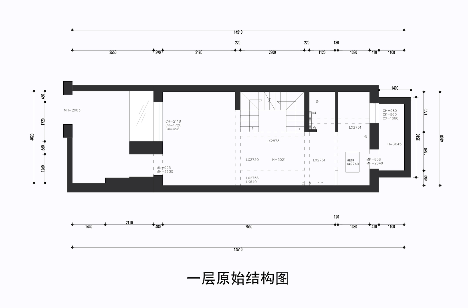 一层原始结构图