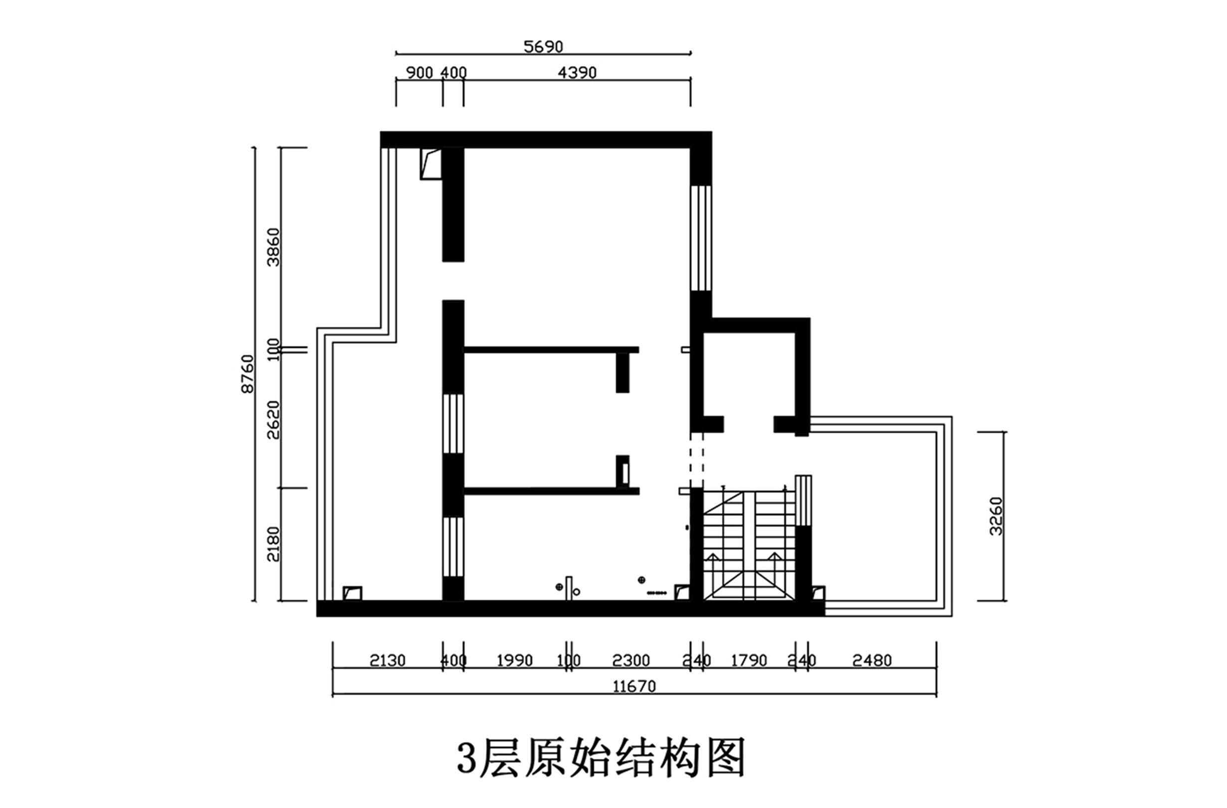 三层结构图