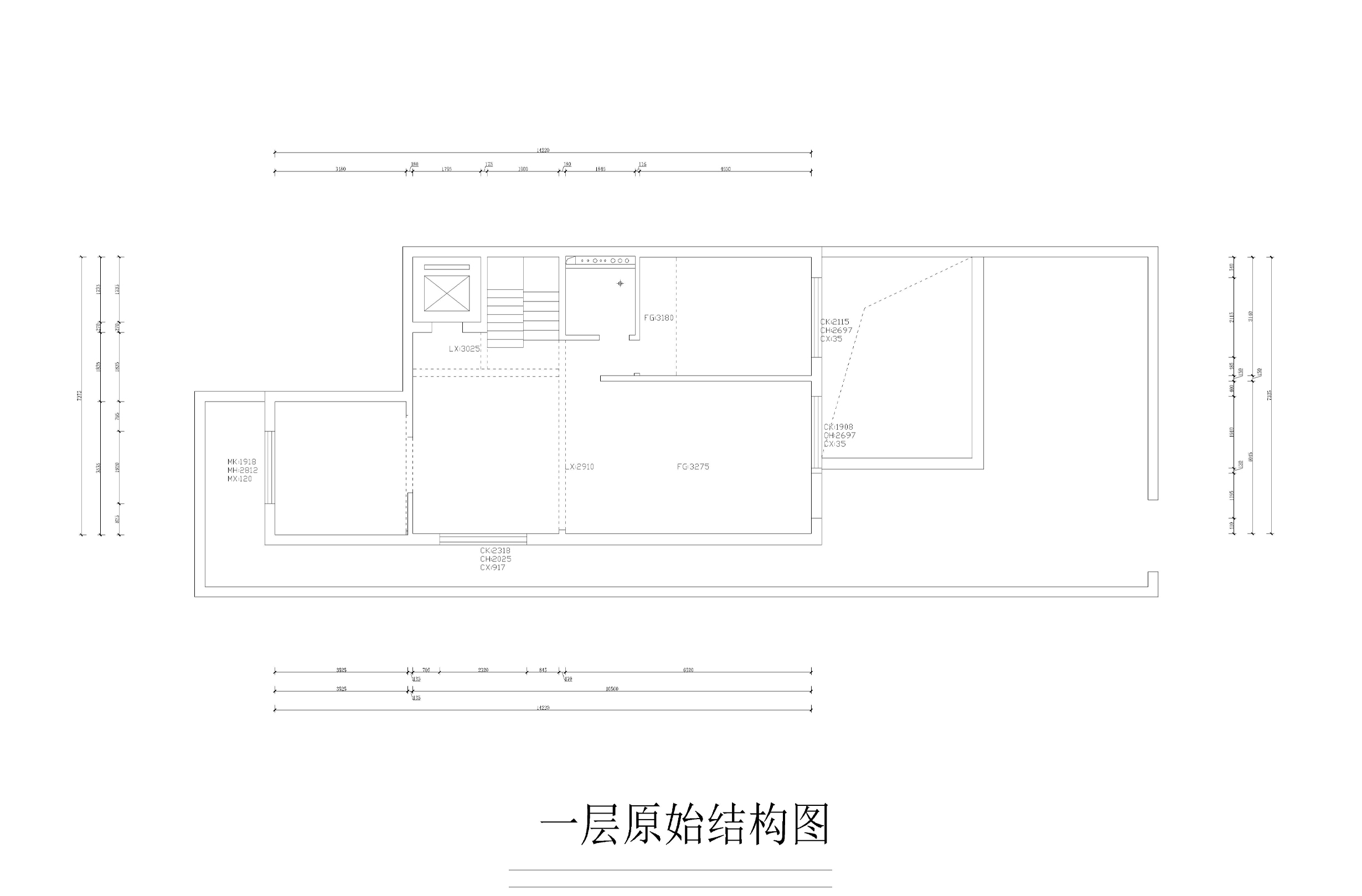 一层原始结构图