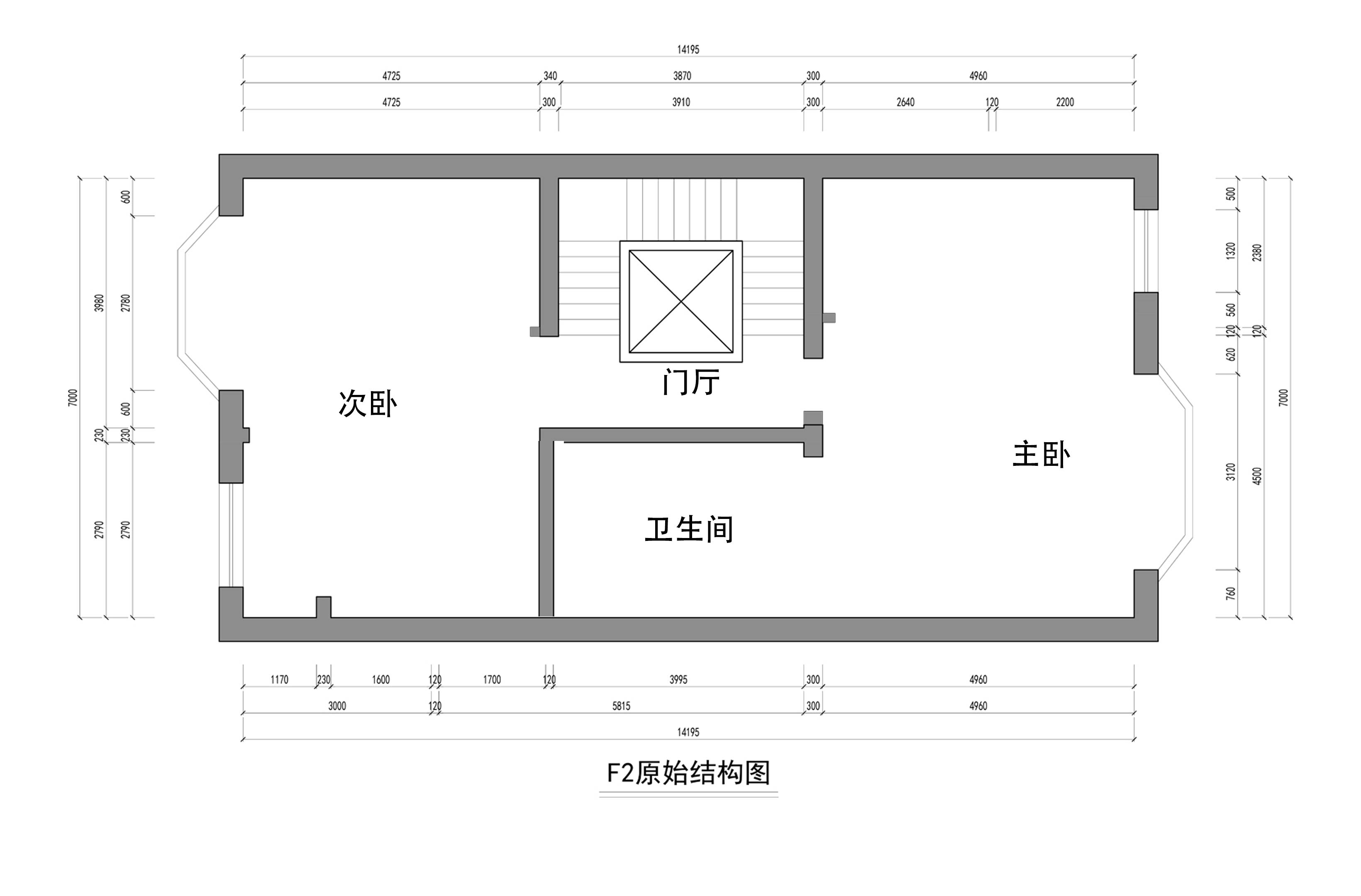 二层原始结构图