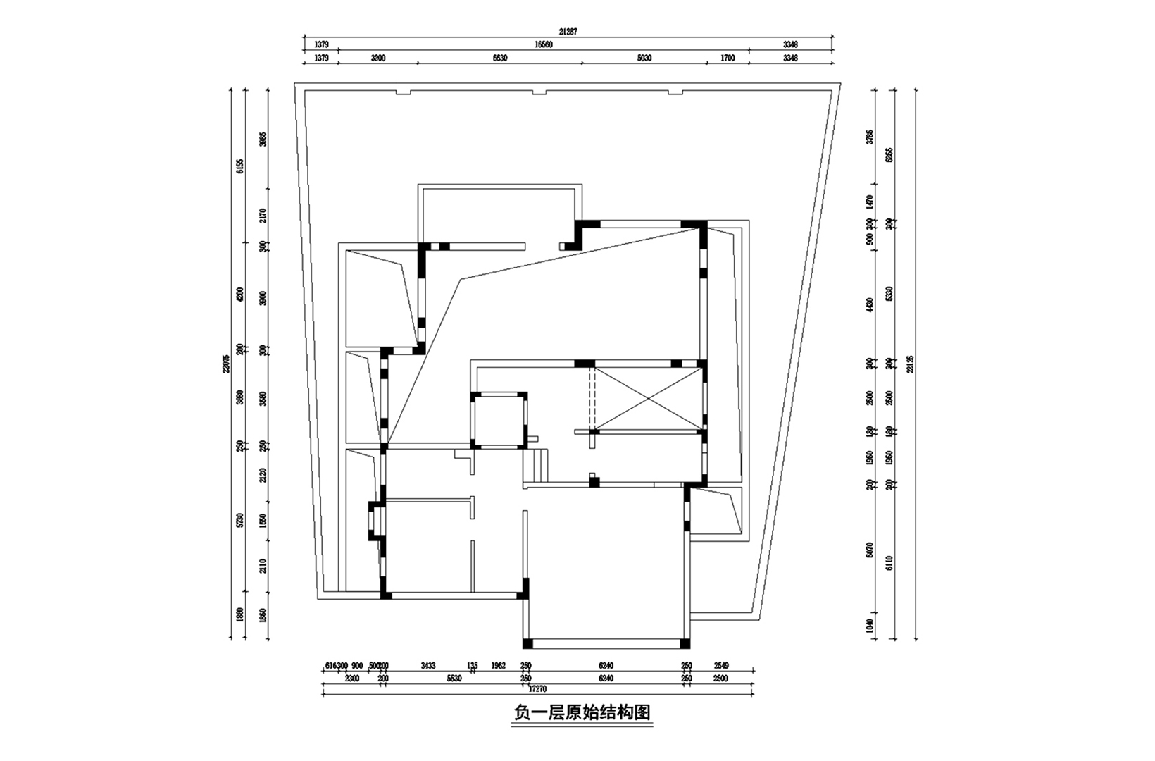 负一原始户型图