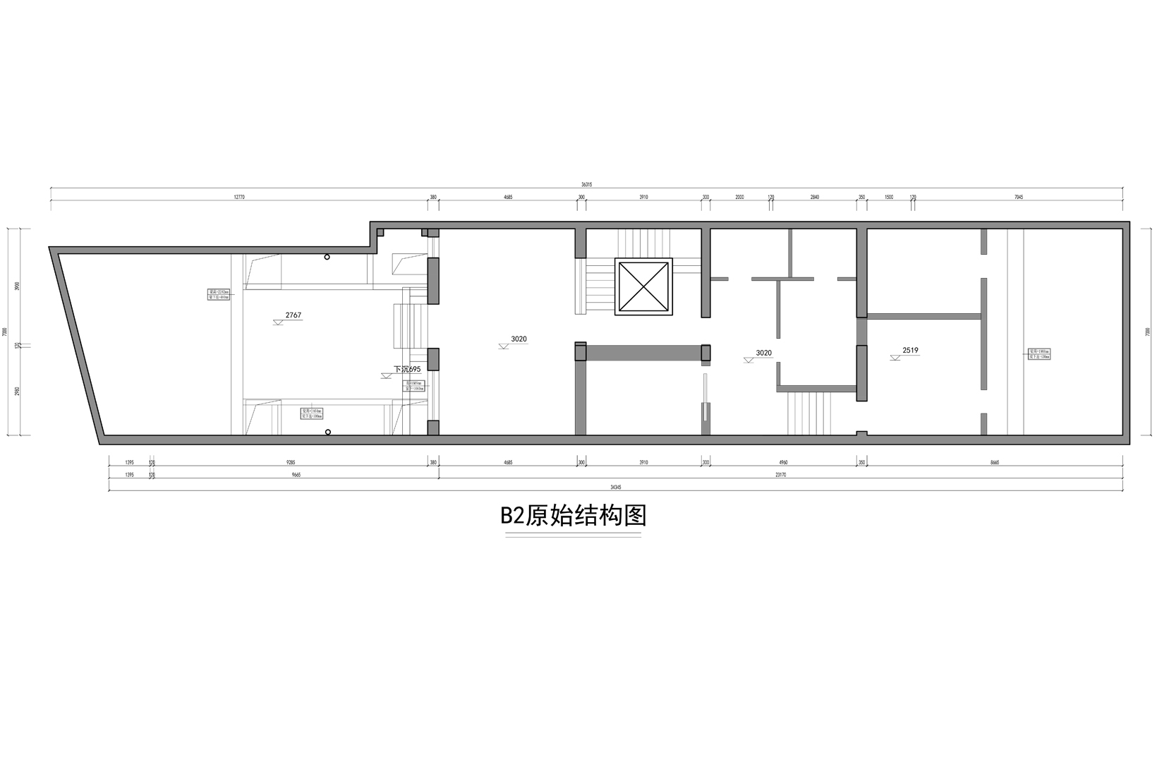 B2原始结构图