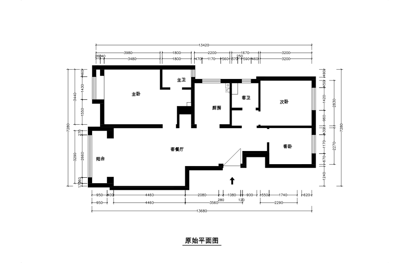 原始平面图