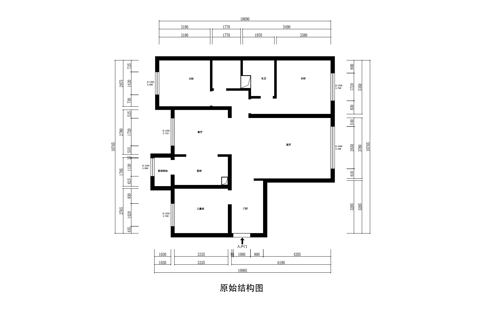 原始结构图